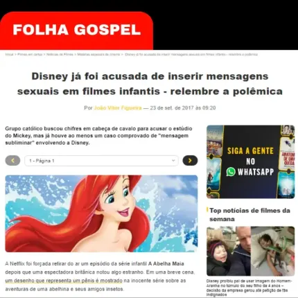 Matéria Folha Gospel
