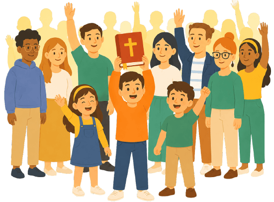 Milhares de famílias com a Bíblia