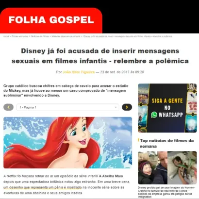 Matéria da Folha Gospel